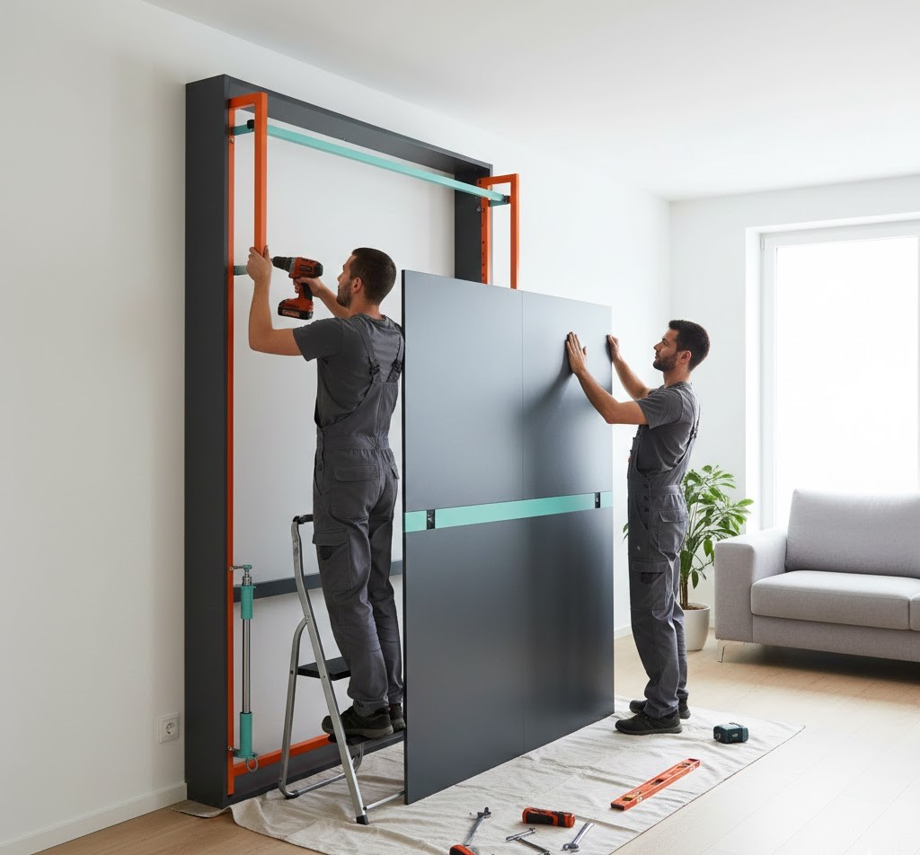 Wandbed montage service